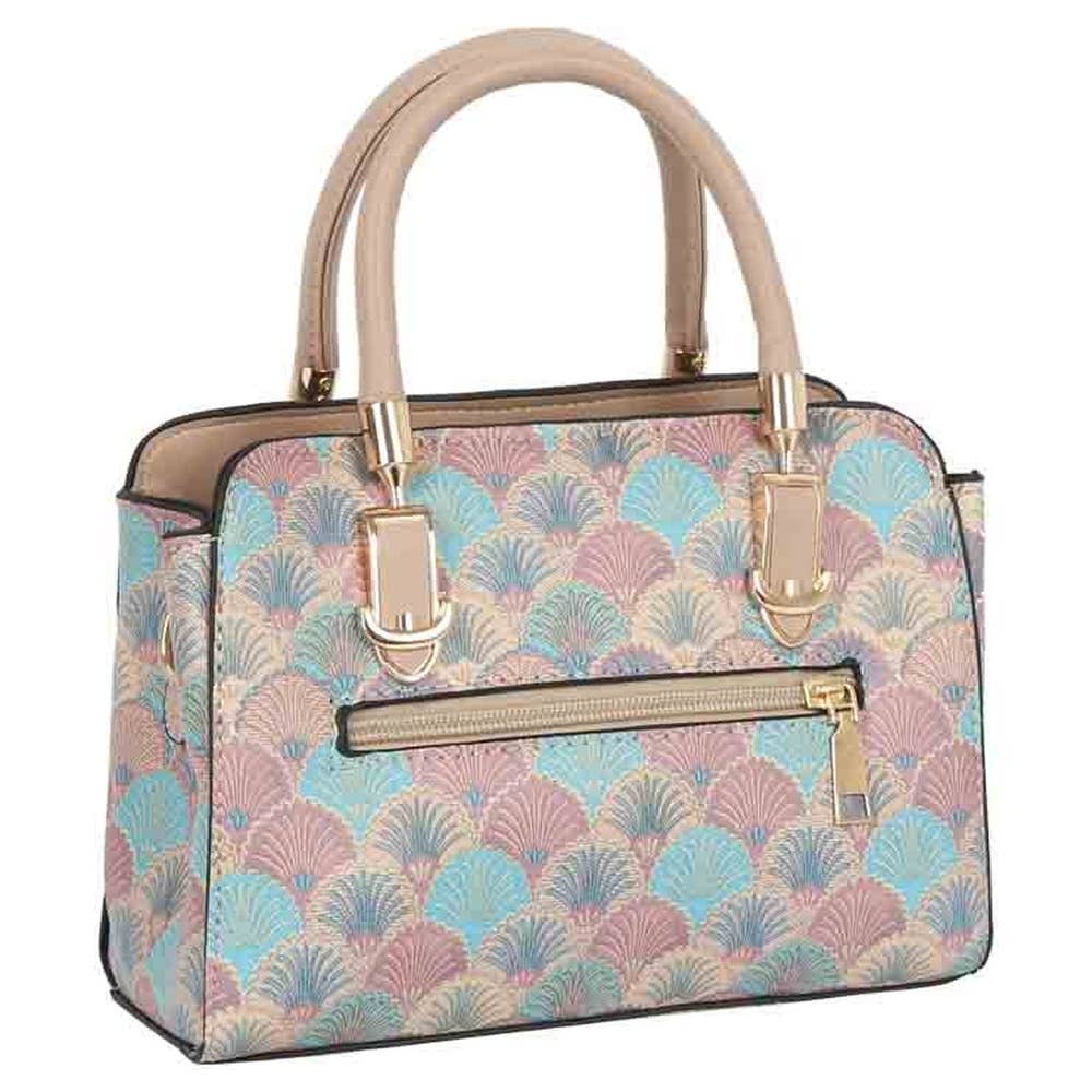 Peacock Top Handle Satchel Bag