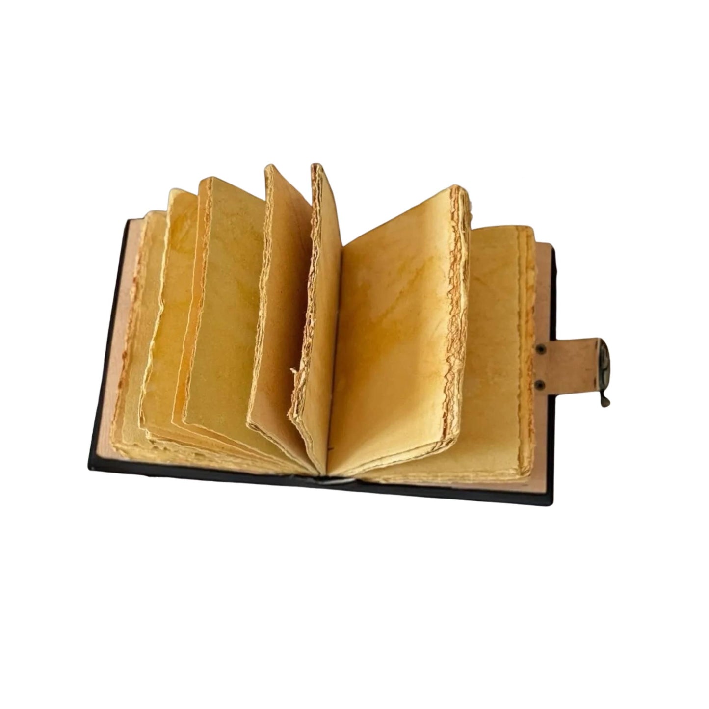 Handmade Leather Journal - Moon Forest