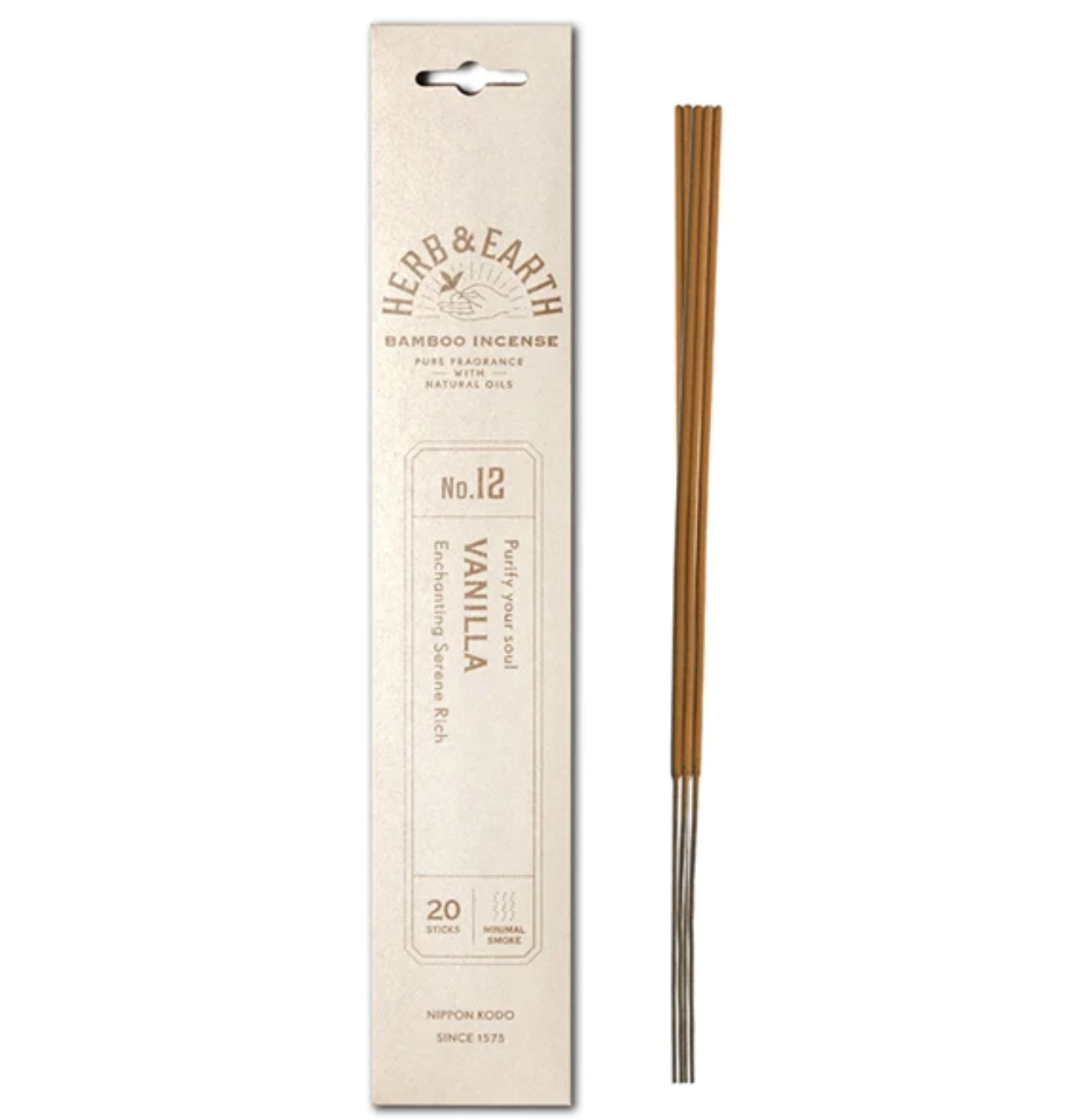 HERB & EARTH Japanese bamboo incense