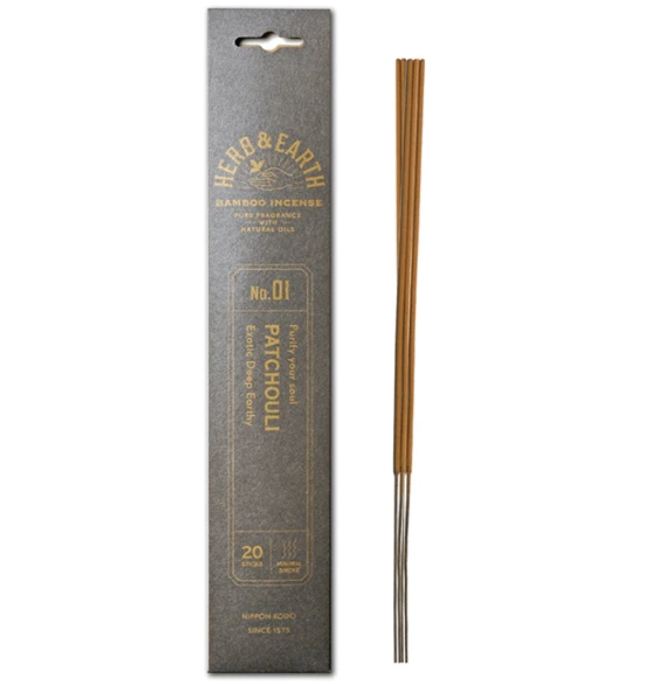 HERB & EARTH Japanese bamboo incense