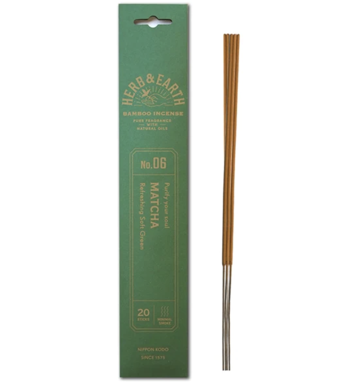 HERB & EARTH Japanese bamboo incense