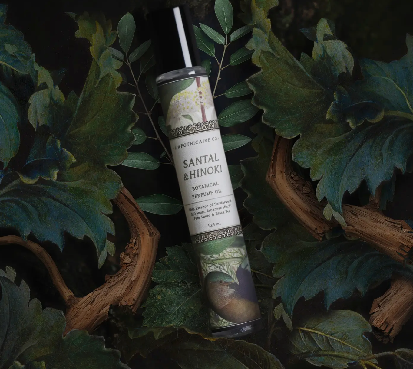 L'apothicaire Perfume Oil Roll - On / Santal + Hinoki