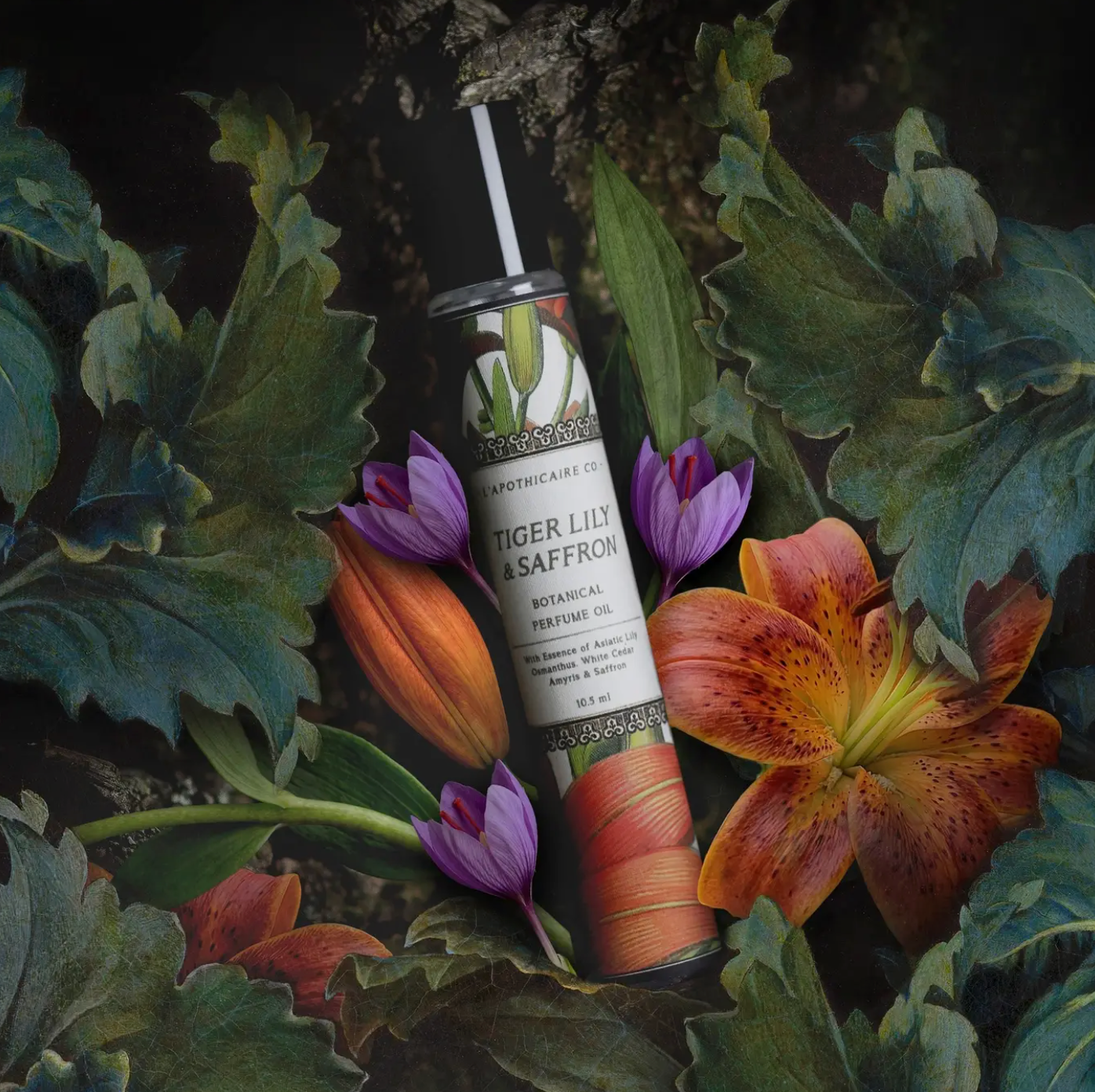 L'apothicaire Perfume Oil Roll - On / Tiger Lily + Saffron
