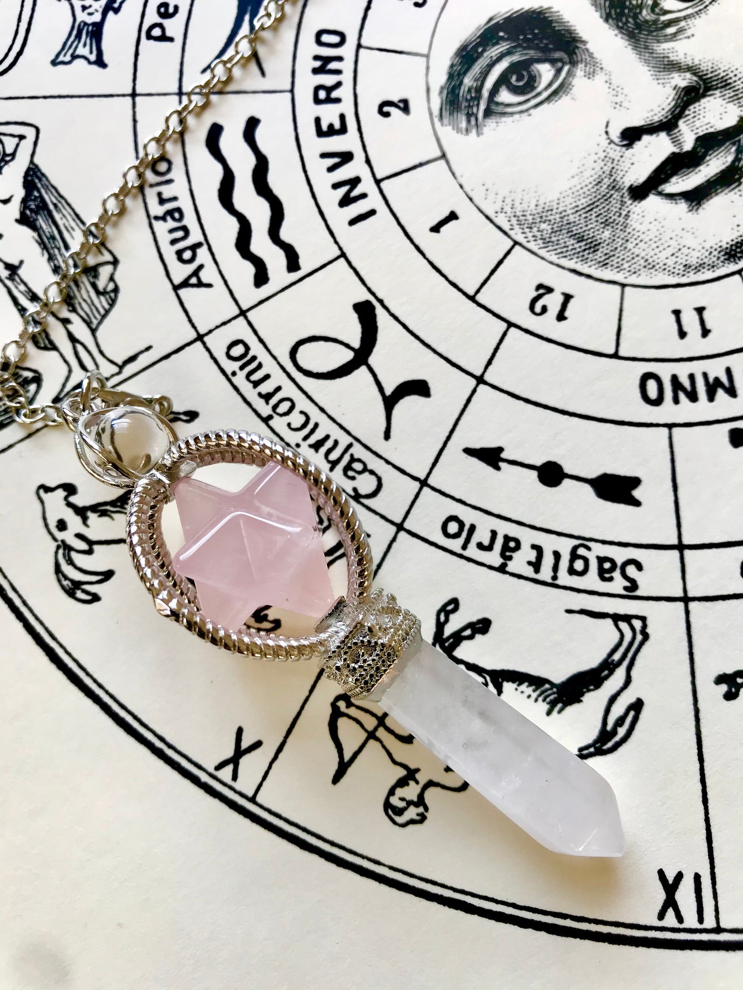 Crystal Merkaba Pendulum