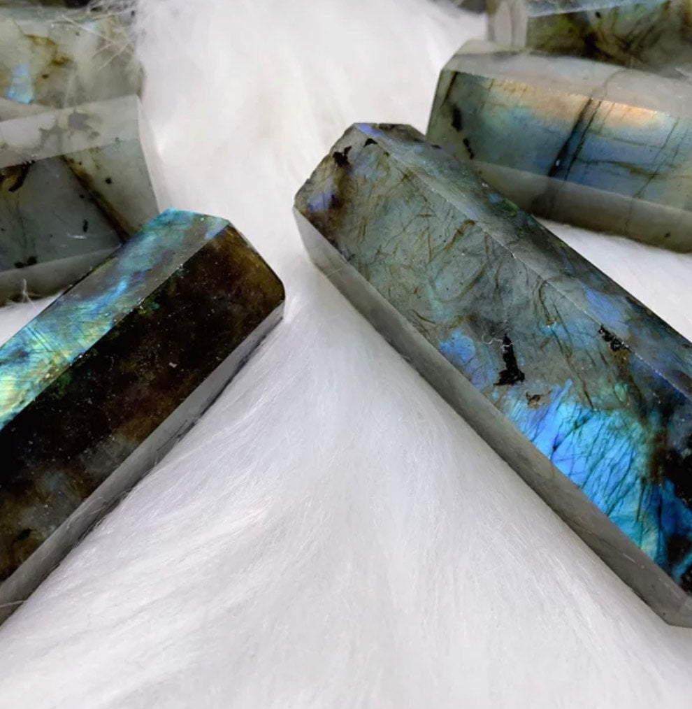 Labradorite Crystal Tower