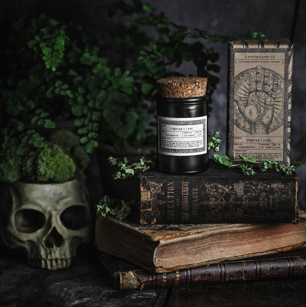 L'apothicare NOIR - Fortune + Fate Candle