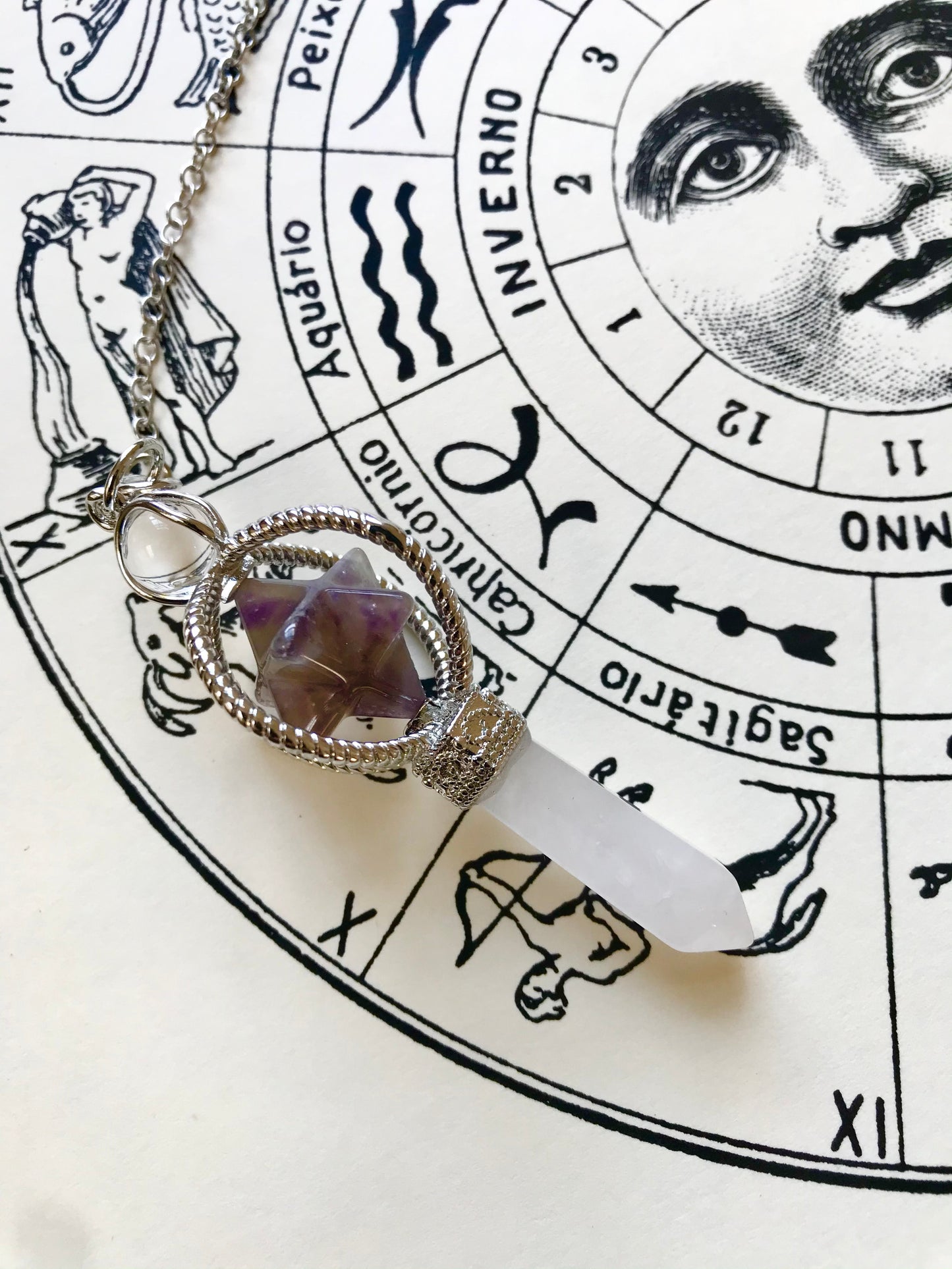 Crystal Merkaba Pendulum