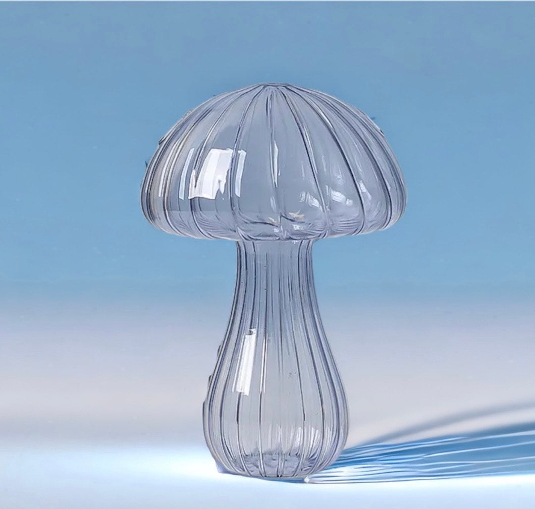 Mushroom Glass Vase