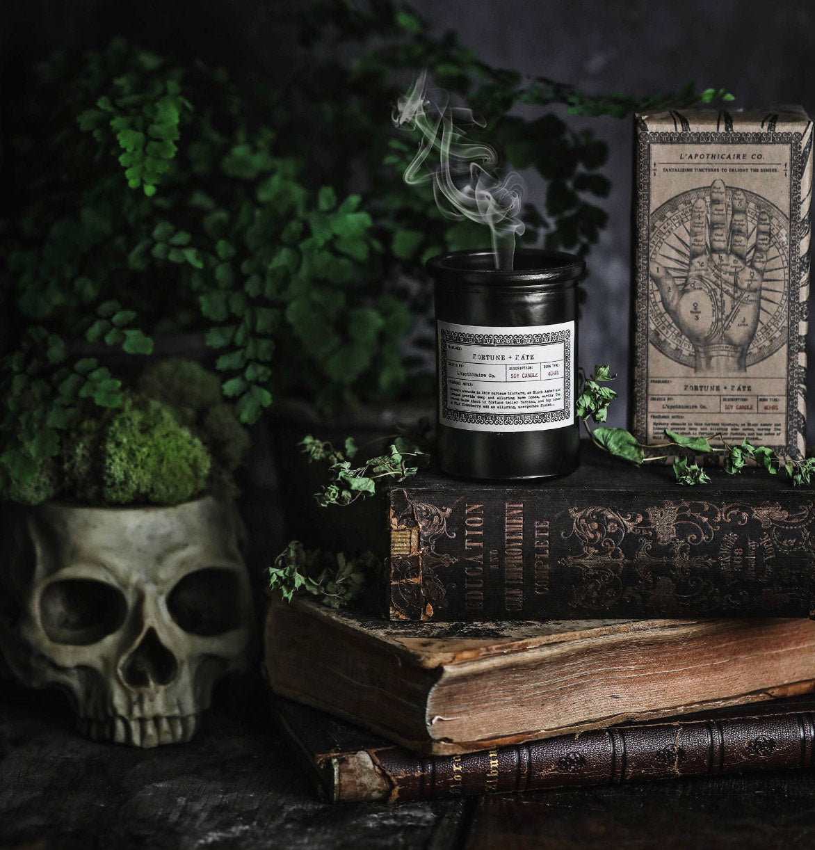 L'apothicare NOIR - Fortune + Fate Candle