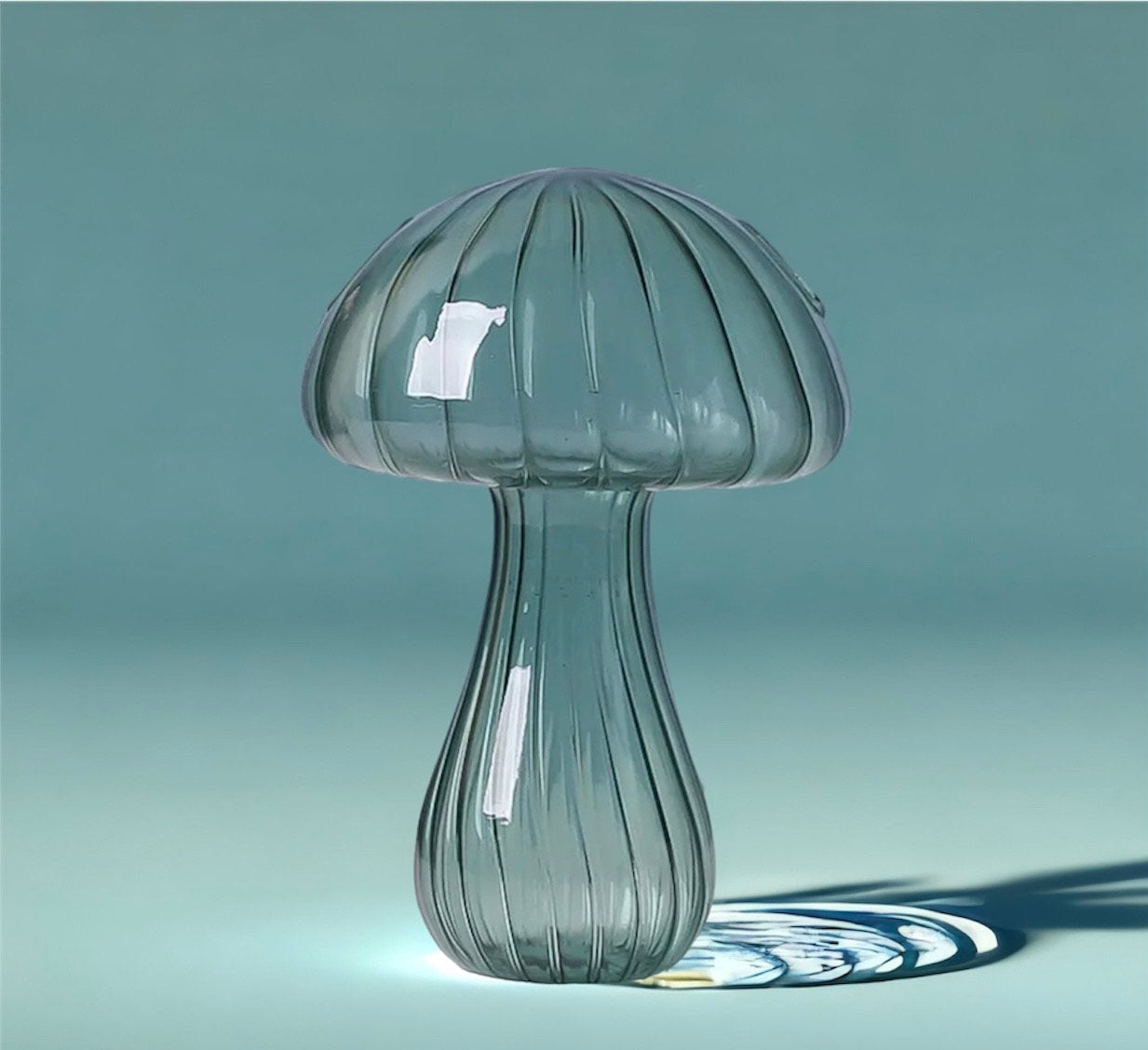 Mushroom Glass Vase