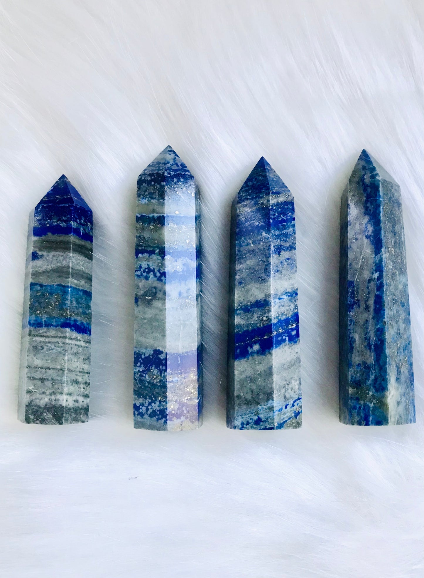 Lapis Lazuli Crystal Tower