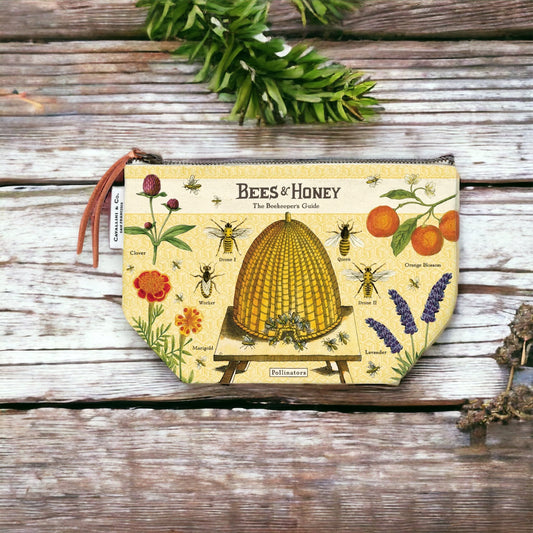 Cavallini Bee & Honey Pouch Bag