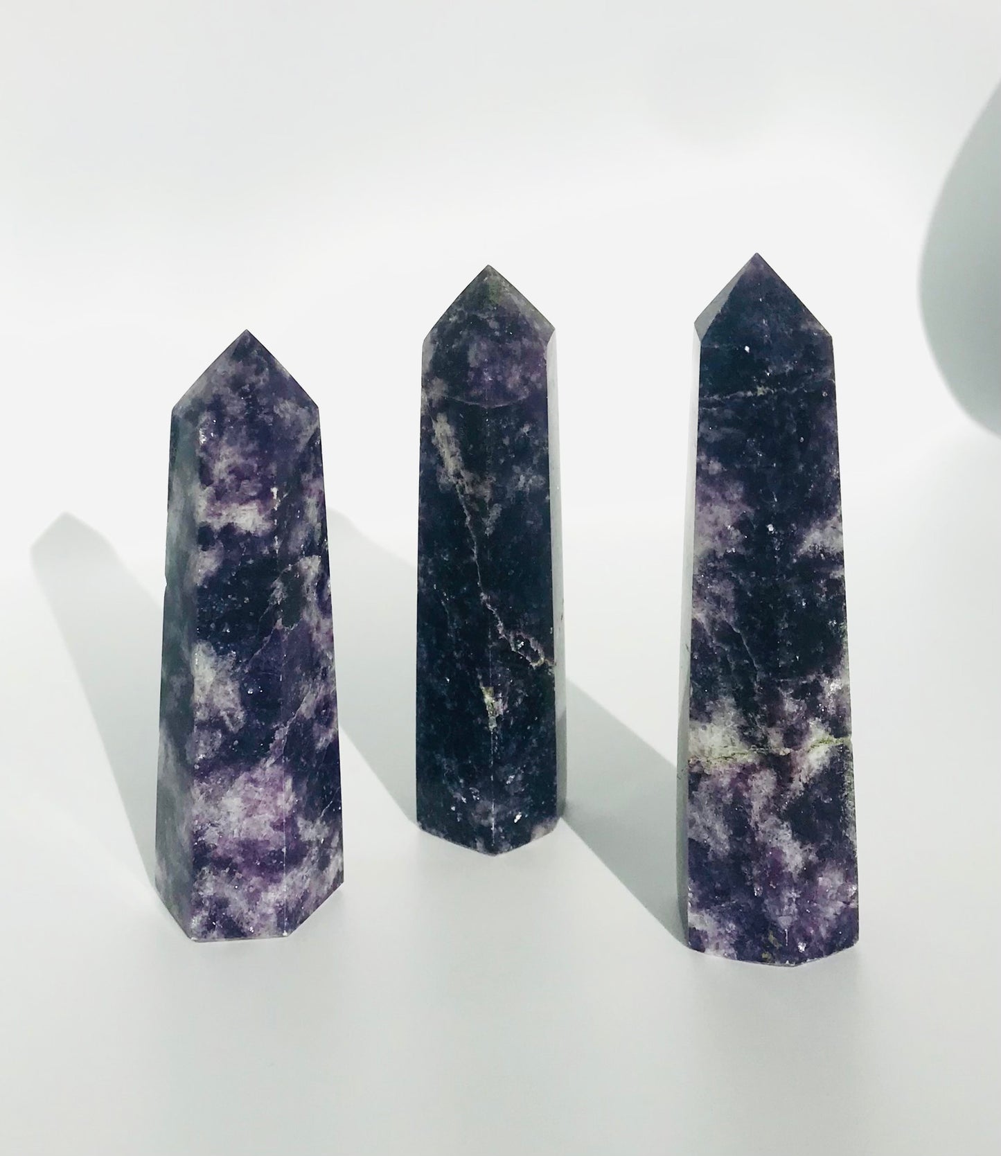 Lepidolite Crystal Tower