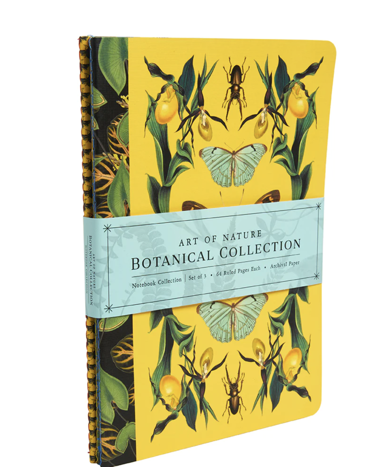 Art of Nature: Botanical Sewn Notebook Collection (Set of 3)