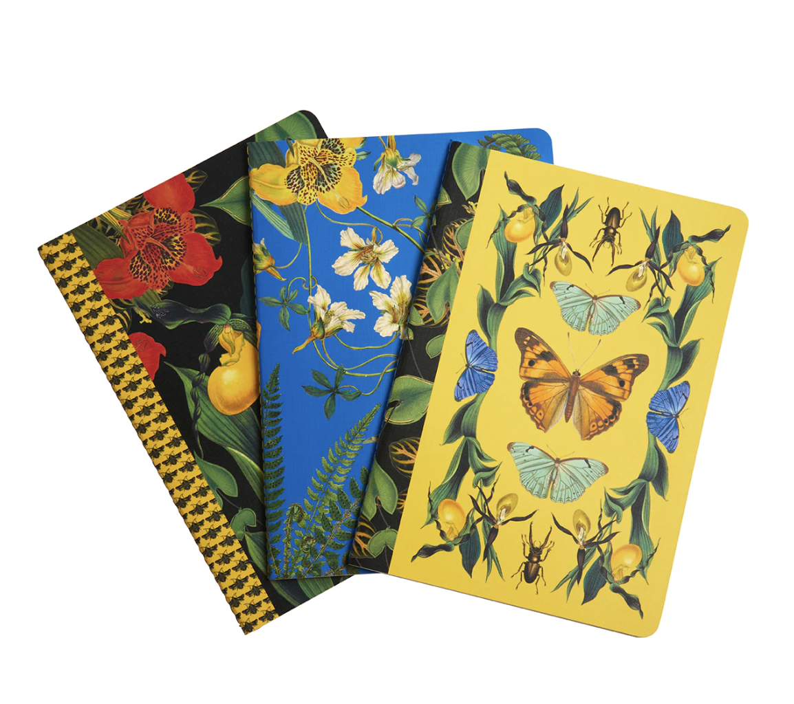 Art of Nature: Botanical Sewn Notebook Collection (Set of 3)